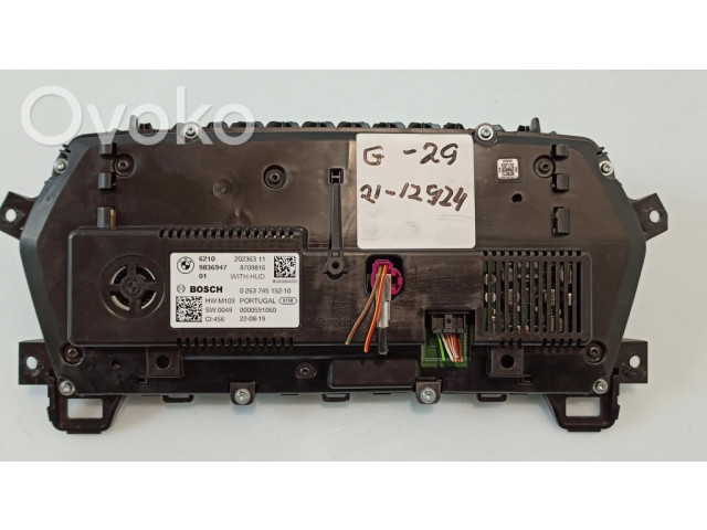 Панель приборов 023376, 9836947   BMW Z4 g29       