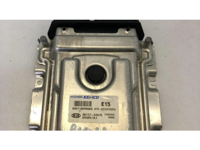 Блок управления двигателя 3911703415, 9001190356KE   KIA Rio