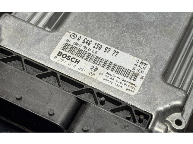 Řídící jednotka A6461509777, 0281014661   Mercedes-Benz CLK A209 C209 2009