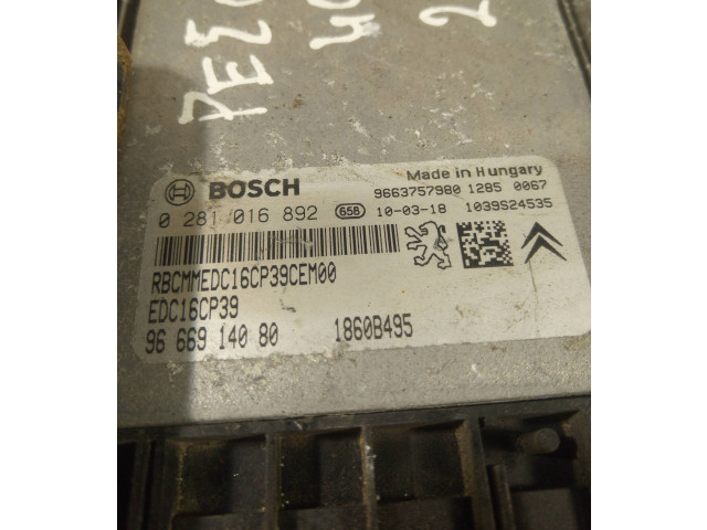 Řídící jednotka 9663757980, 9666914080   Peugeot 4007 2011