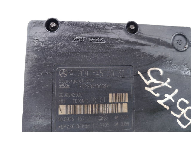 Jednotka ABS A2095453032, A0054310812   Mercedes-Benz CLK AMG A208 C208 2003