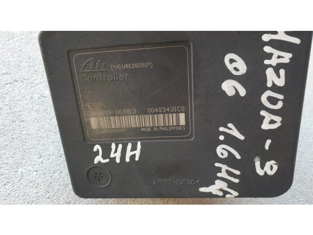 Jednotka ABS 06210906983, 6N612C405AA   Mazda 3 I 2006