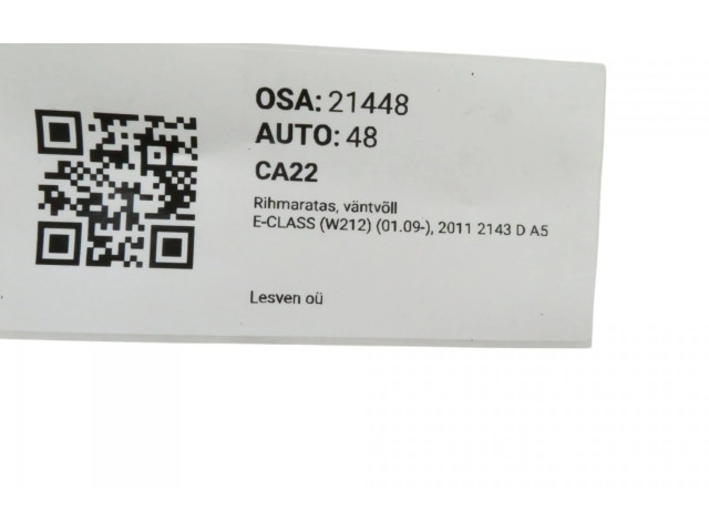 Шкив распределительного вала     A6510300803, A6510300803    Mercedes-Benz E W212 