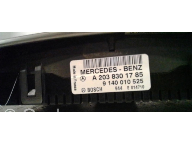 Блок управления климат-контролем 2098300385   Mercedes-Benz C W203