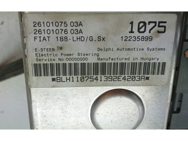  рейка  Колонка рулевая 2610107503A   Fiat Punto Evo  -  года