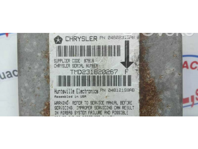 Блок подушек безопасности 04602315AB, 55807   Chrysler Stratus