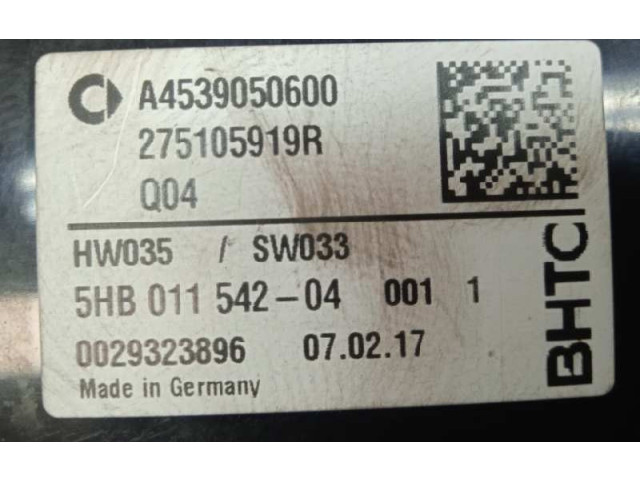 Модуль блока управления кондиционером A4539050600, 275105919R   Smart ForFour II W453