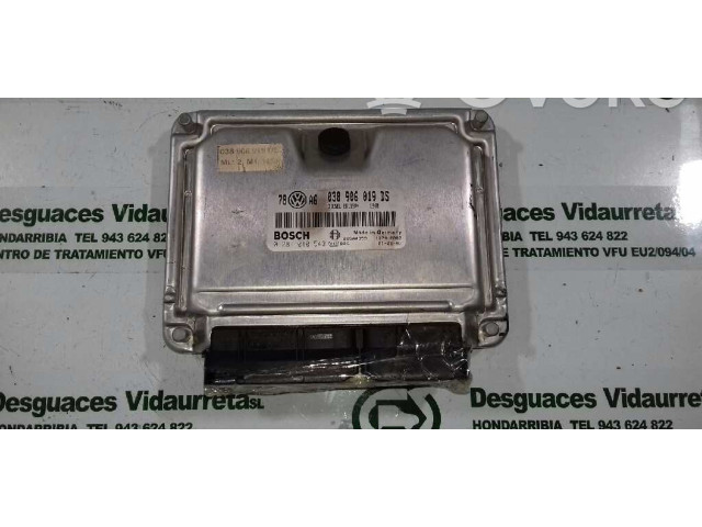 Řídící jednotka 038906019DS, 0281010543   Volkswagen Passat Alltrack 2001