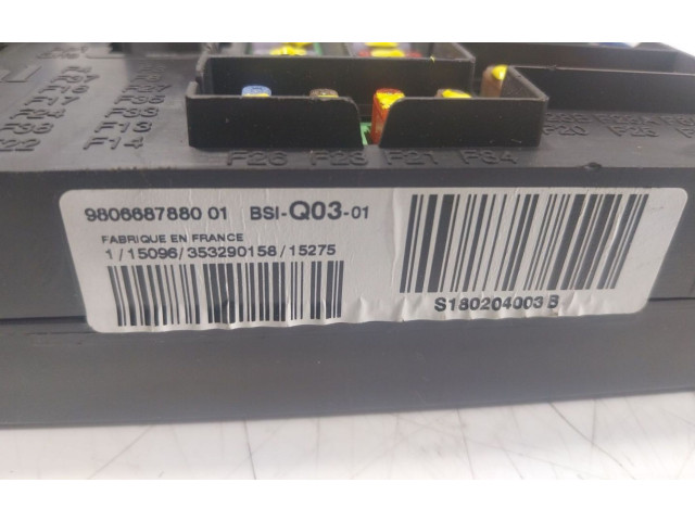 Pojistková skříňka Řídící jednotka BSM 1669607380, 980668788001   Peugeot 308 2016