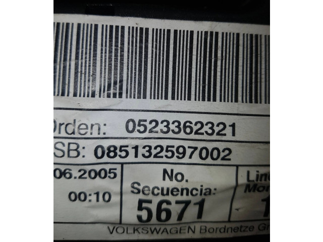   Pojistková skříňka 0523362321, 085132597002   Audi A6 S6 C5 4B 2004