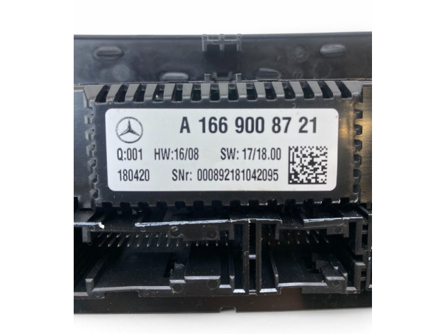 Блок управления климат-контролем A1669008721   MercedesBenz GLE (W166 - C292)