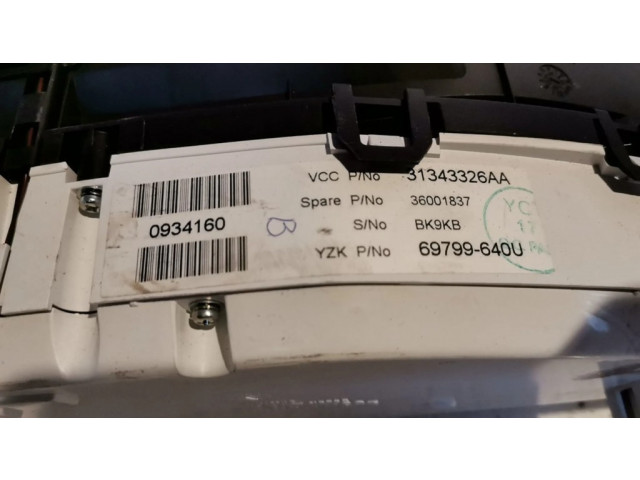 Панель приборов 31343326AA   Volvo S60       