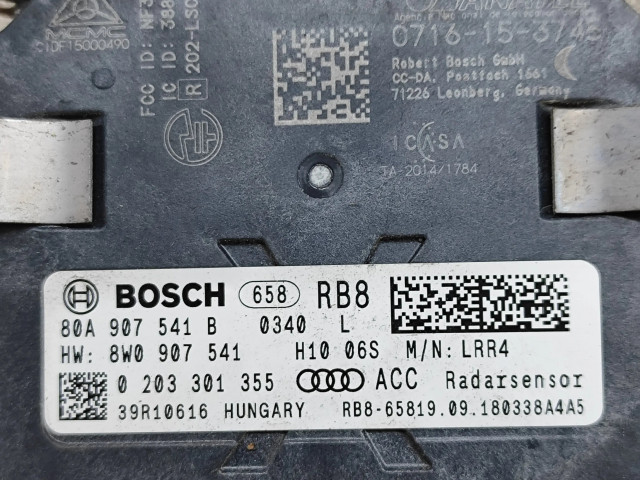 Радар круиз контроля     80A907541B, 0203301355  Audi Q5 SQ5