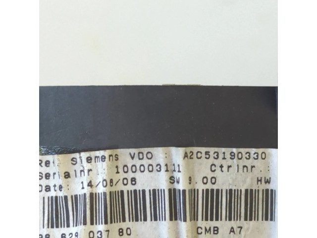 Přístrojová deska  Peugeot 207 2006 A2C53190330, 9682903780  