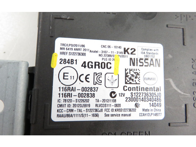 Блок комфорта 284B14GR0C   Infiniti Q50   
