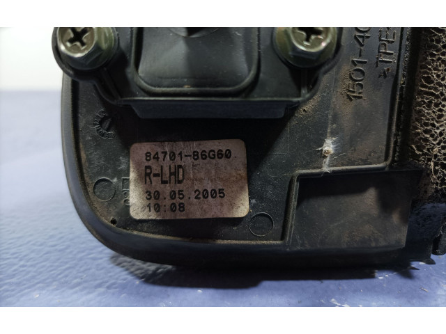 Zpětné zrcátko  Suzuki Ignis 2005  84701-86G60, 84701-86G60  