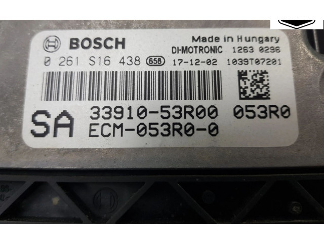 Řídící jednotka 3391053R00, 0261S16438   Suzuki Swift 2018