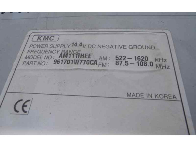 Блок управления HiFi audio 961701W770   KIA Rio      