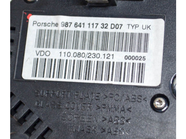Přístrojová deska  Porsche Cayman 987 2007 98764111732, 98764111732  