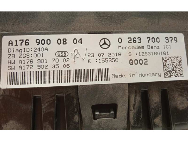 Přístrojová deska  Mercedes-Benz AMG GT R190 C190 2017 A1769000804, 0263700379  
