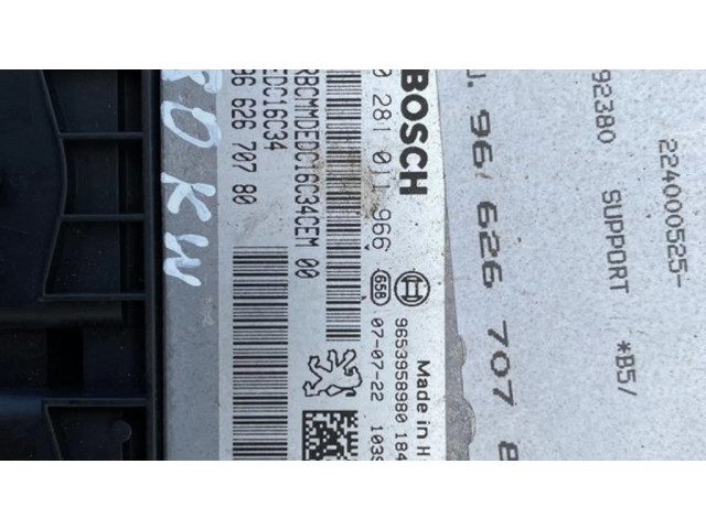 Řídící jednotka 9662670780, 0281011966   Citroen C4 I 2006