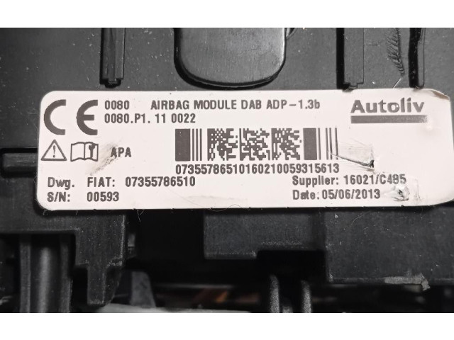 Подушка безопасности водителя 07355786510, 07355786510   Fiat 500L