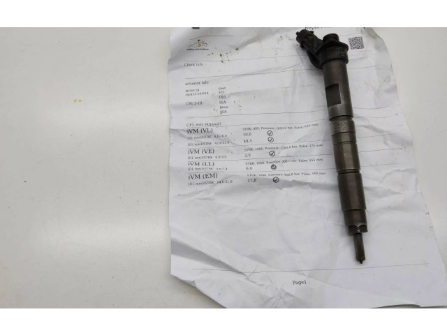 Vstřikovač 0445116044   Toyota Auris 150     