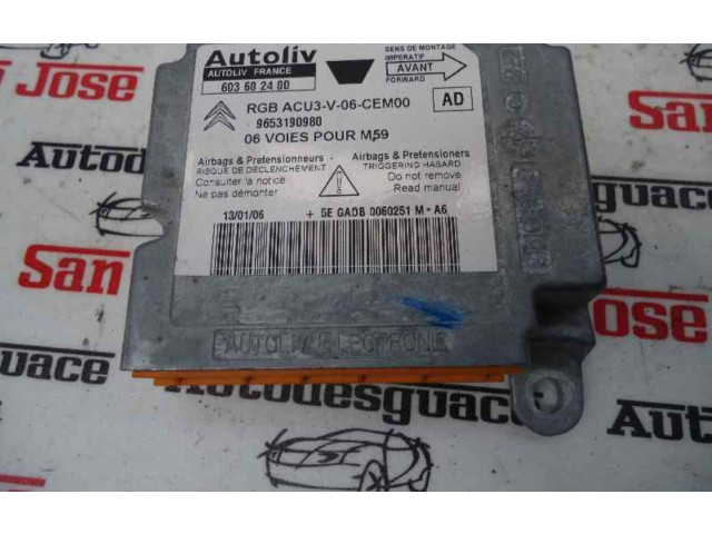   Pojistková skříňka 603602400   Peugeot Partner 2006