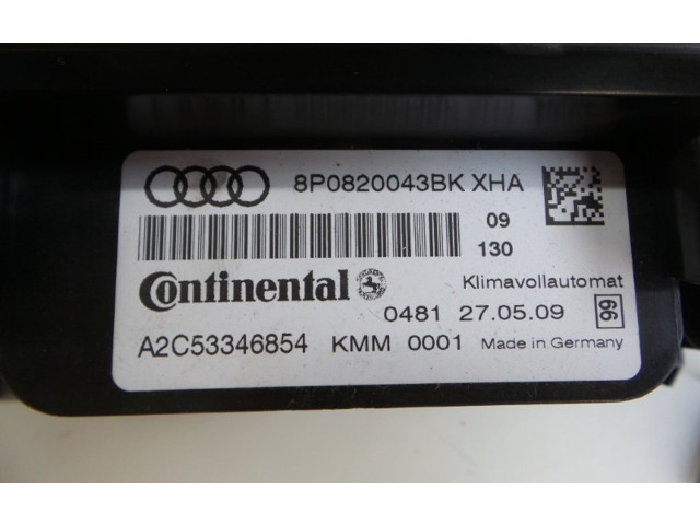 Блок управления климат-контролем    Audi RS3 8PA