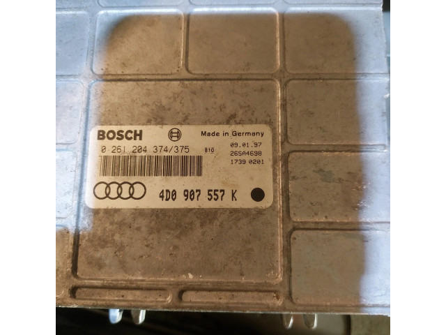 Блок управления двигателя 4D0907557K, 26SA4698   Audi A8 S8 D2 4D