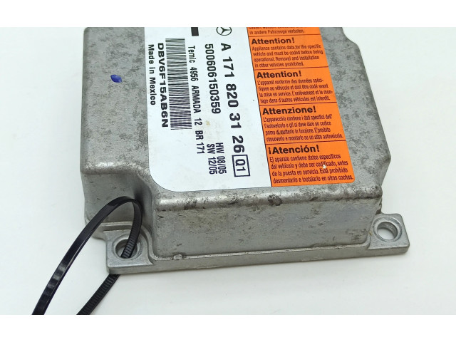 Блок подушек безопасности A1718203126, 500606150359   Mercedes-Benz SLK R171
