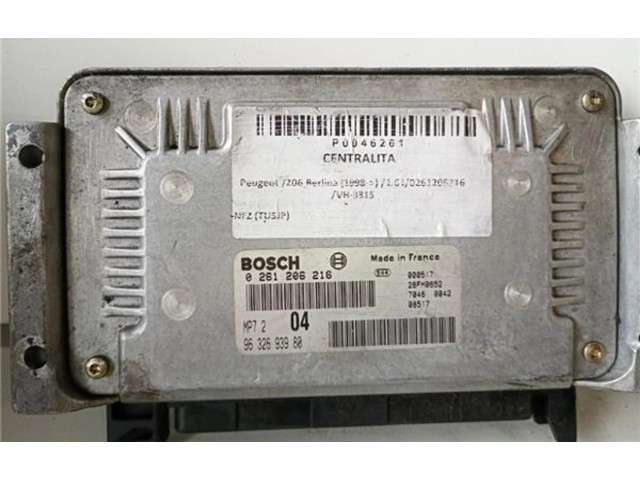 Vstřikovací čerpadlo 9632693980, 0261206216   Peugeot 206    TU5JP(NFZ) 