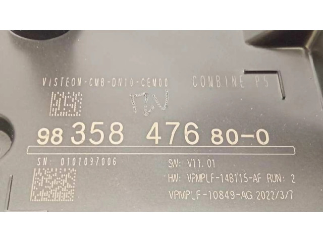 Přístrojová deska  Peugeot 308 2022 9835847680  