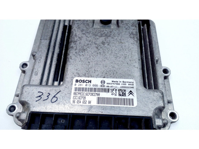 Řídící jednotka 9663757980, 0281013666   Citroen C-Crosser 2010