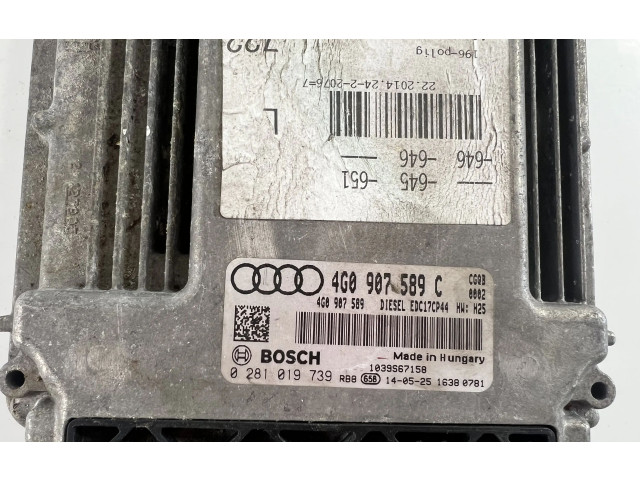 Řídící jednotka 4G0907589C, 0281019739   Audi A7 S7 4G 2014