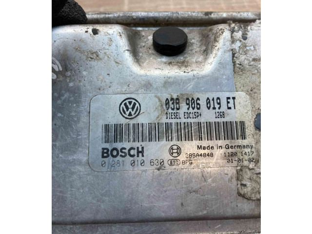 Řídící jednotka 038906019ET, 0281010630   Volkswagen Sharan 2001