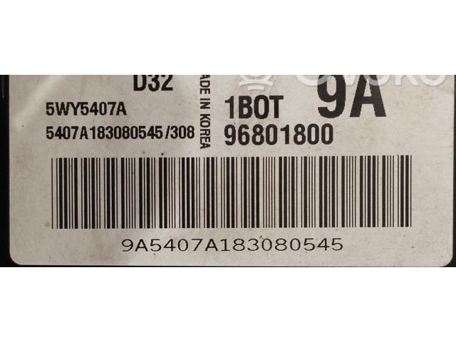 Řídící jednotka 5WY5407A, 5WY5407A   Daewoo Matiz 2008
