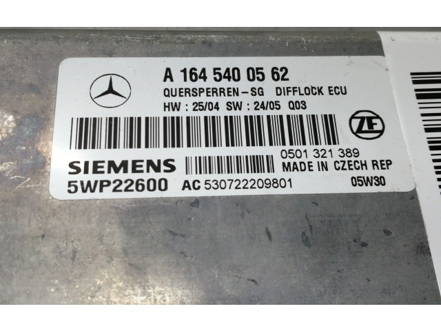 Блок управления коробкой передач A1645400562, 5WP22600   Mercedes-Benz ML W164