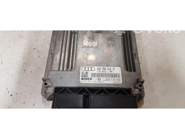 Блок управления двигателя 03G906016DT, 0281011892   Audi A3 S3 8P