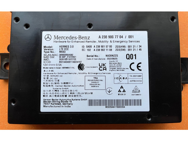 Блок комфорта A2389007704, A2389015700   Mercedes-Benz CLA C118 X118   
