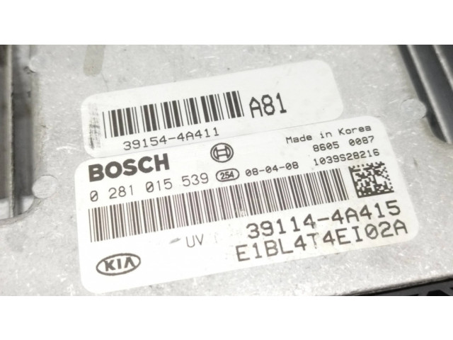 Řídící jednotka 391144A415, 391544A411   KIA Sorento 2008