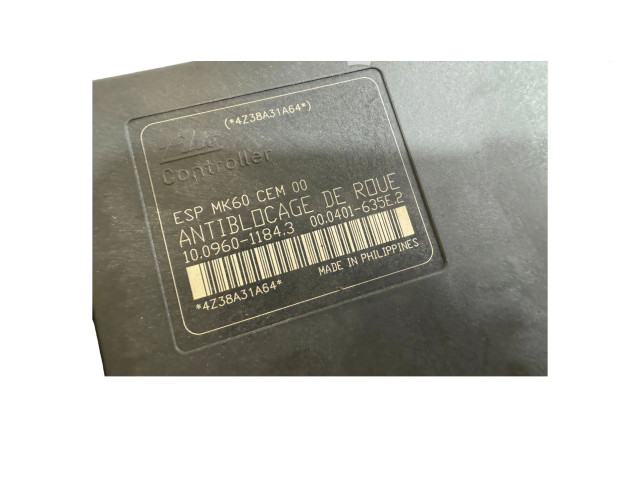 Jednotka ABS 9663703980, 10020603654   Peugeot 207 2007