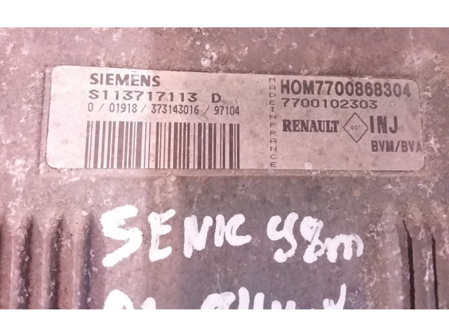 Řídící jednotka S113717113D, HOM7700868304   Renault Scenic I 1998