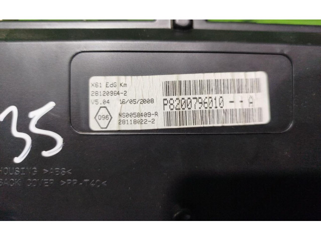 Přístrojová deska  Renault Kangoo I 2008 P8200796010A  