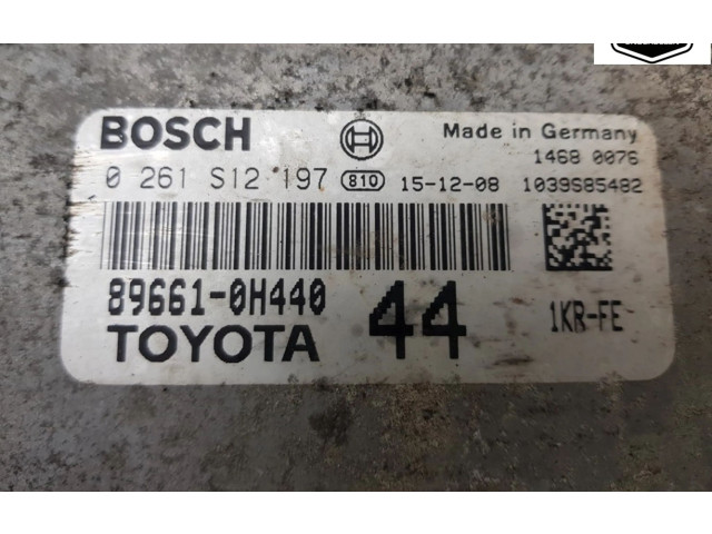 Řídící jednotka 896610H440, 0261S12197   Peugeot 108 2016