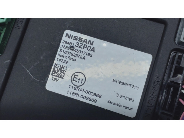Pojistková skříňka Řídící jednotka BSM 284B13ZP0A, S180192372A   Nissan Pulsar 2016