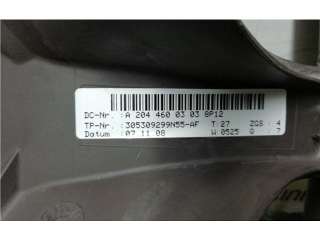 Volant Mercedes-Benz C W204 2009 A2044600303, A2044600303  