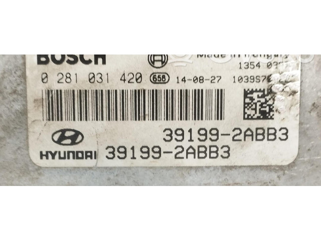 Řídící jednotka 0281031420, 0281031420   Hyundai ix35 2013