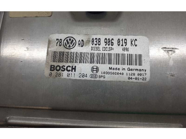 Řídící jednotka 038906019KC, 0281011204   Volkswagen Passat Alltrack 2004