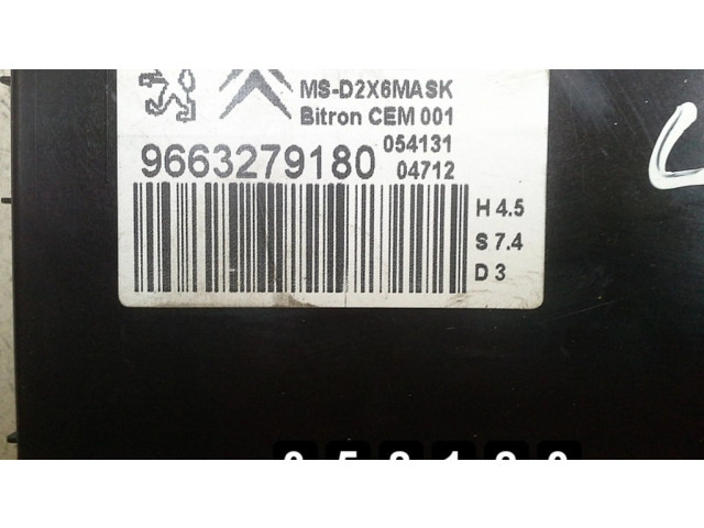 Блок управления двигателя 9663279180   Citroen C6